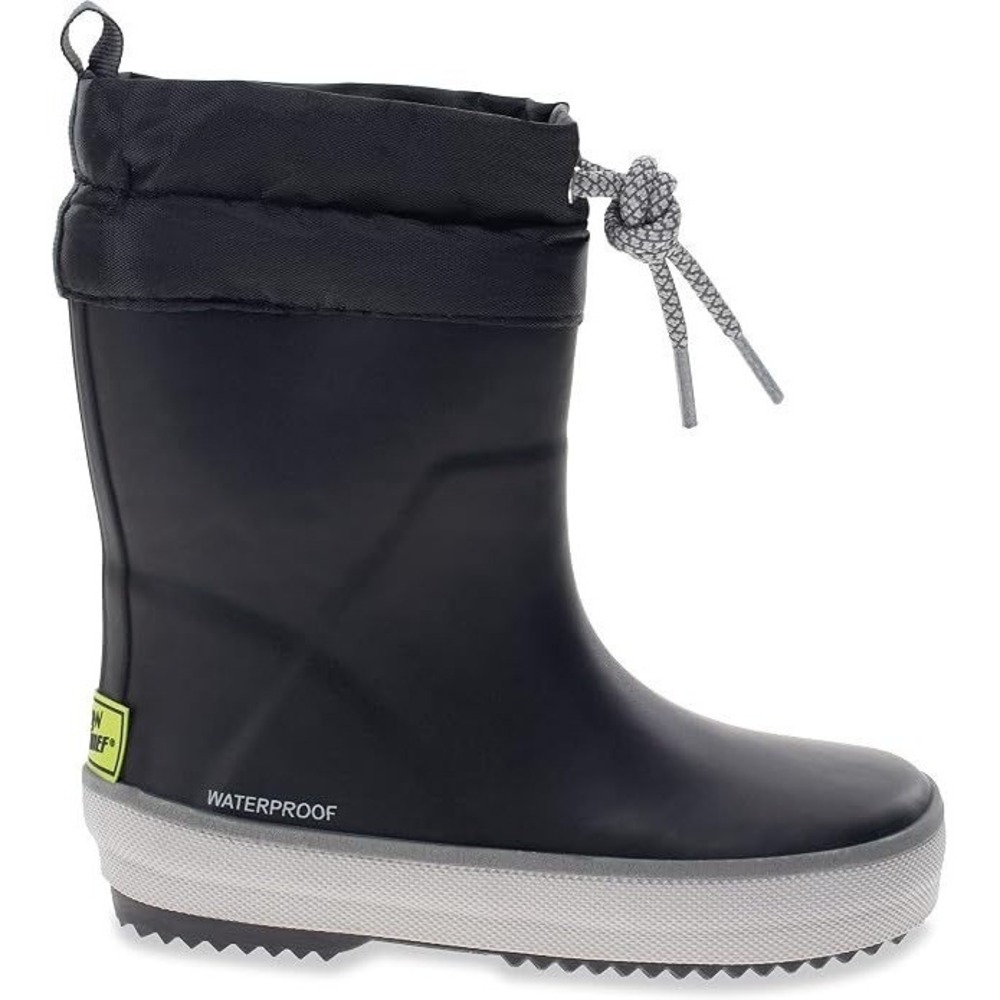 Western Chief Kids Element Lightweight Rain Boots w/ Cozy Lining - Black - Sz 8T